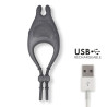 Oninder - Anneau Vibrateur Réglable Rechargeable Pampa Avec Stimulateur De Clitoris 10 Vitesses - Application Gratuite